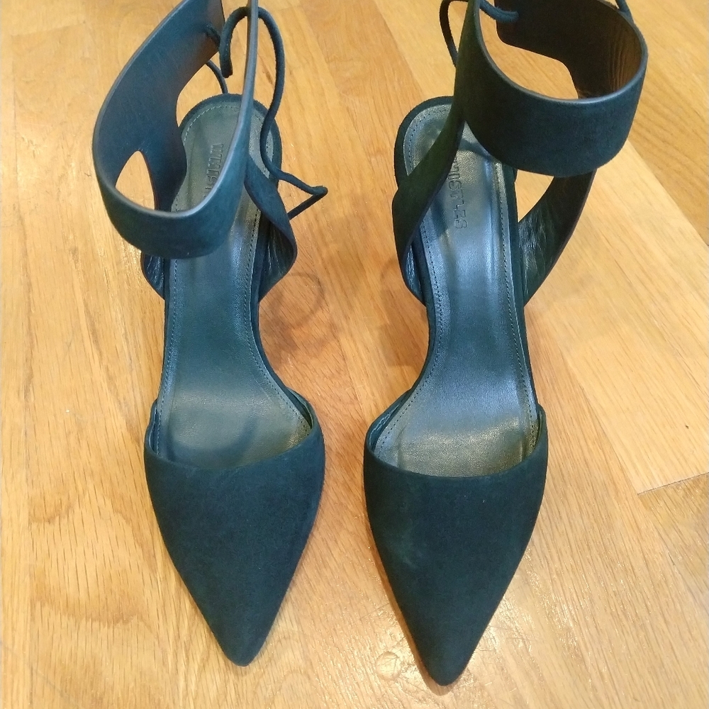 Whistles Ankle Tie Shoes - Picture 4 of 8